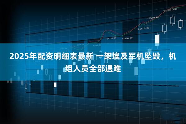 2025年配资明细表最新 一架埃及军机坠毁，机组人员全部遇难