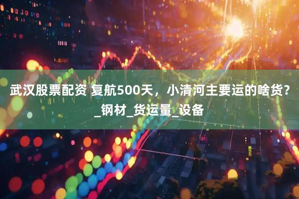 武汉股票配资 复航500天，小清河主要运的啥货？_钢材_货运量_设备